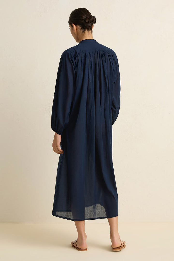 Paradise Shirt Dress - Navy - Villu