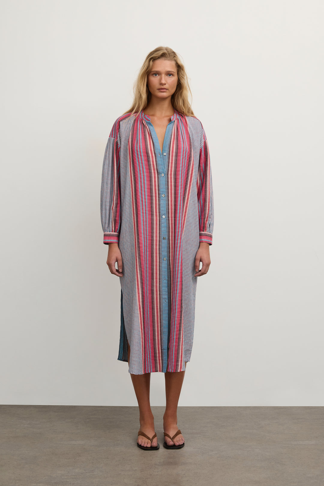 Mallorca Shirt Dress - Topaz