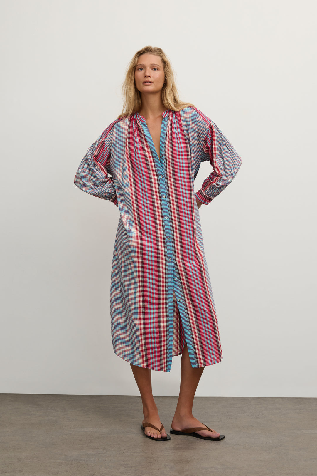 Mallorca Shirt Dress - Topaz