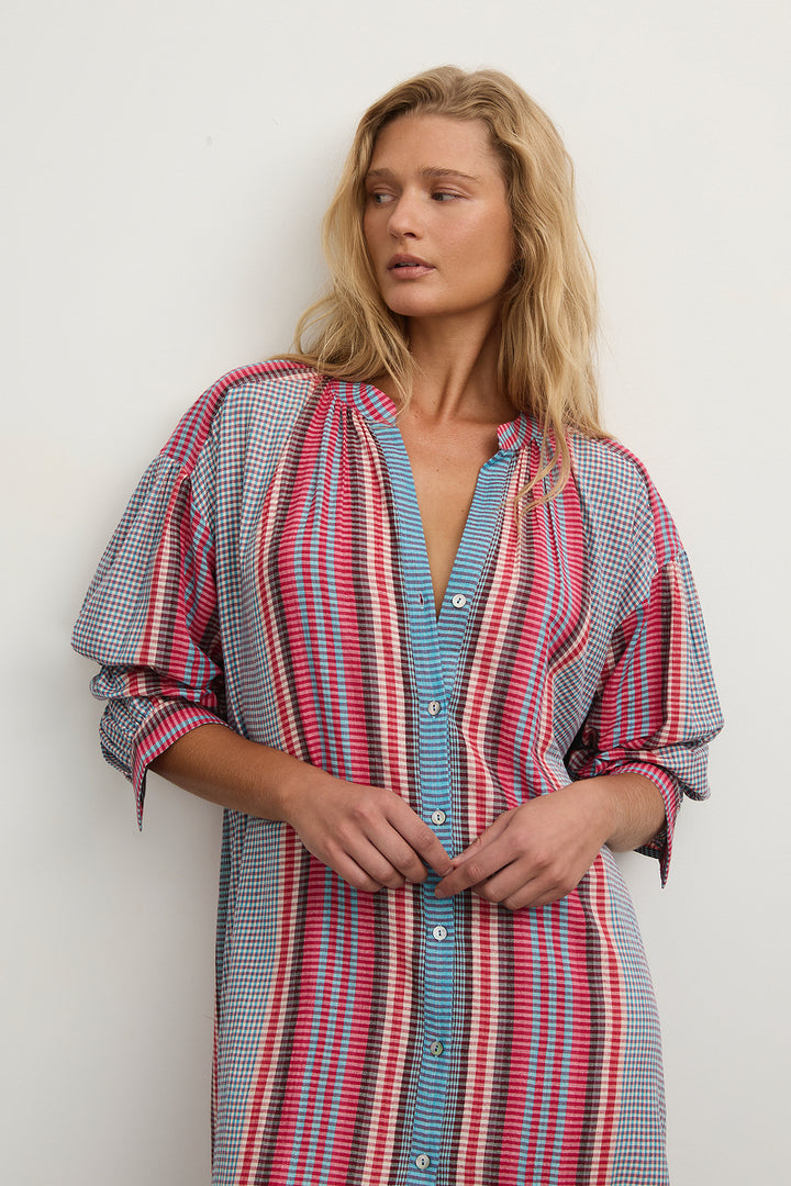 Mallorca Shirt Dress - Topaz